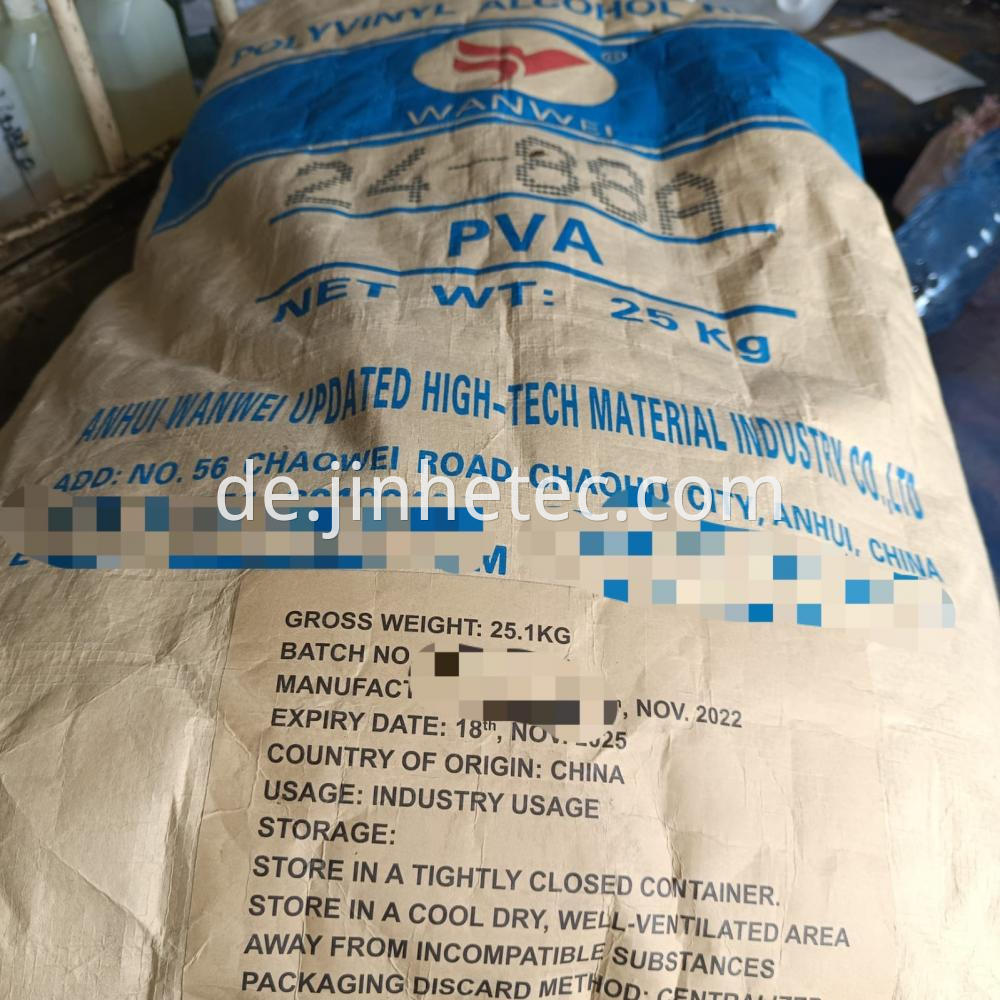 Wanwei Polyvinyl Alcohol PVA 2488 088-50 For Mortars